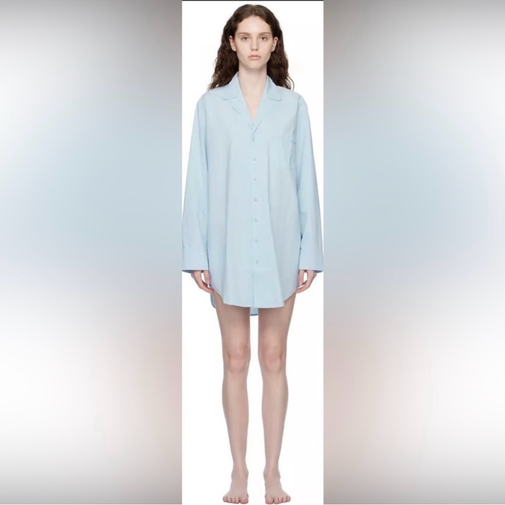 Skims Cotton Poplin Button Up